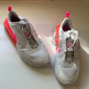 Nike Air Max Up Orange, Pink ,And White Size 8